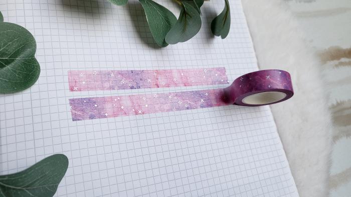 Washi Tape Pink Purple